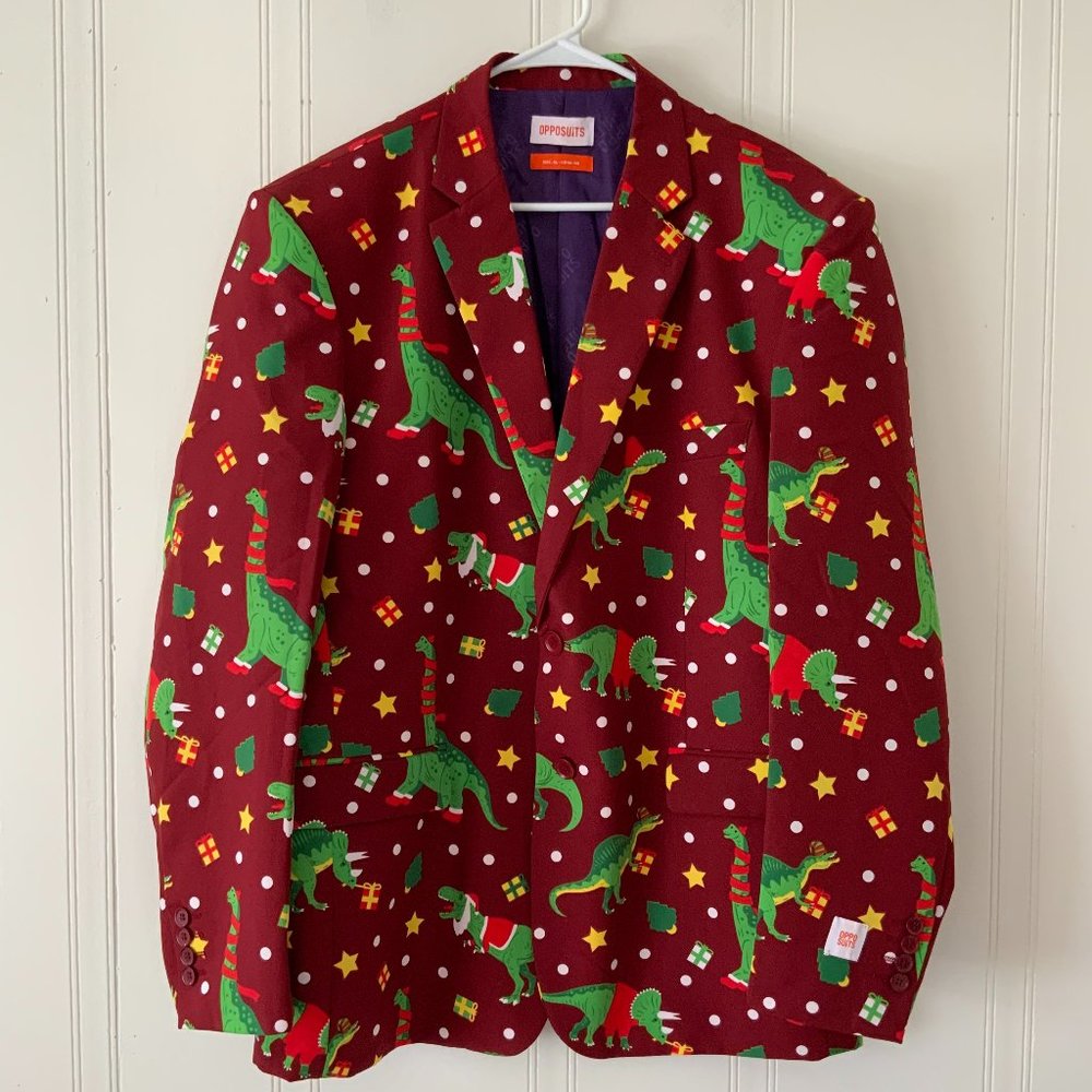 OPPOSUITS Men's Christmas Blazer